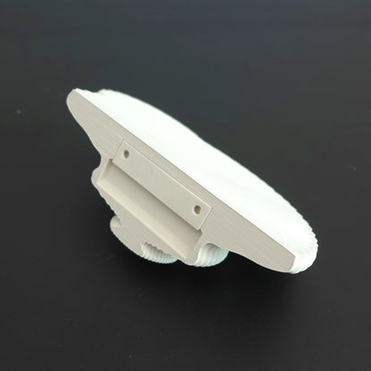 Mushroom Wall Shelf 3D Printed Fungi-Inspired Shelf with Mounting Kit & Tape Minimalist Organic Wall Decor Rental Friendly