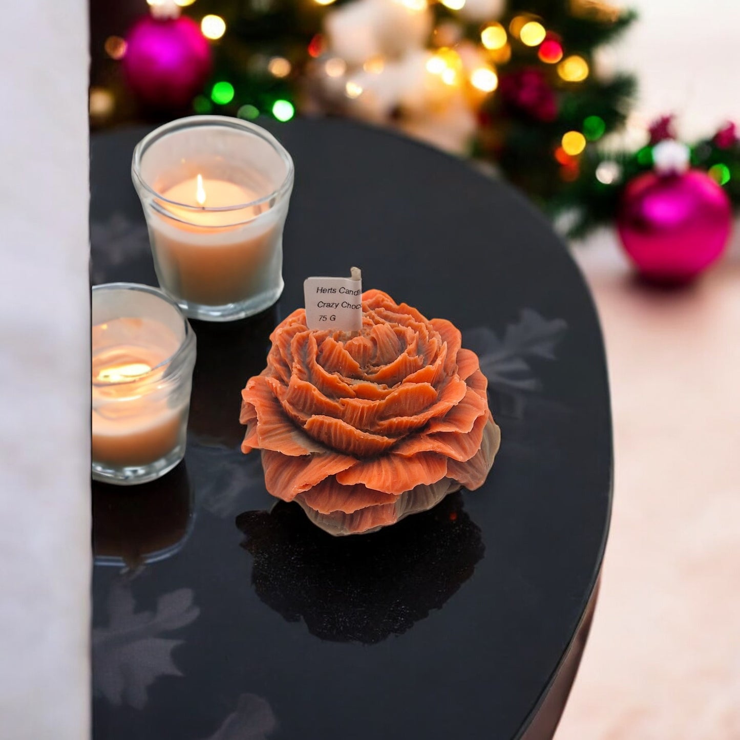 bloom rose candle handmade natural soy wax candle with luxurious rose fragrance