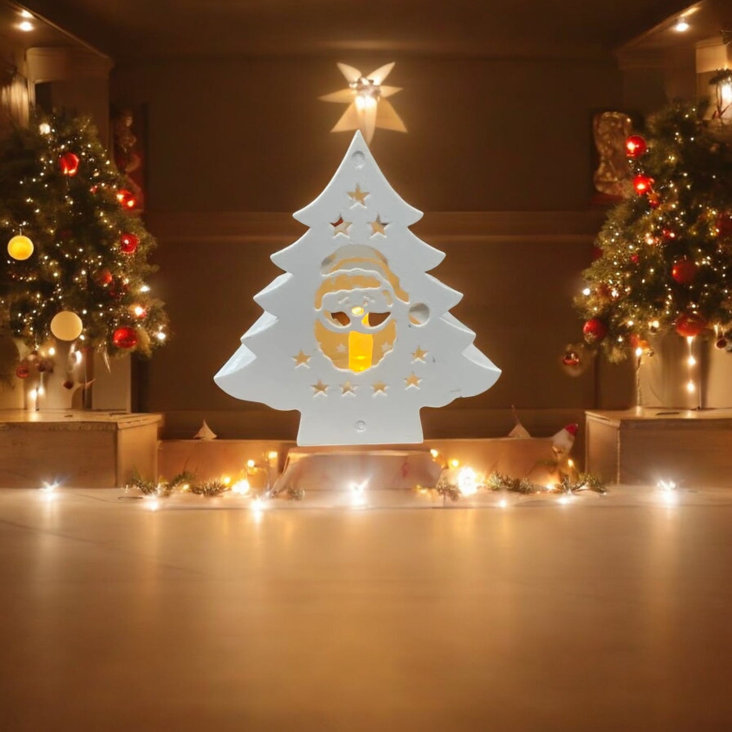 cozy led tealight christmas decor festive candle lights for a warm & magical holiday ambience