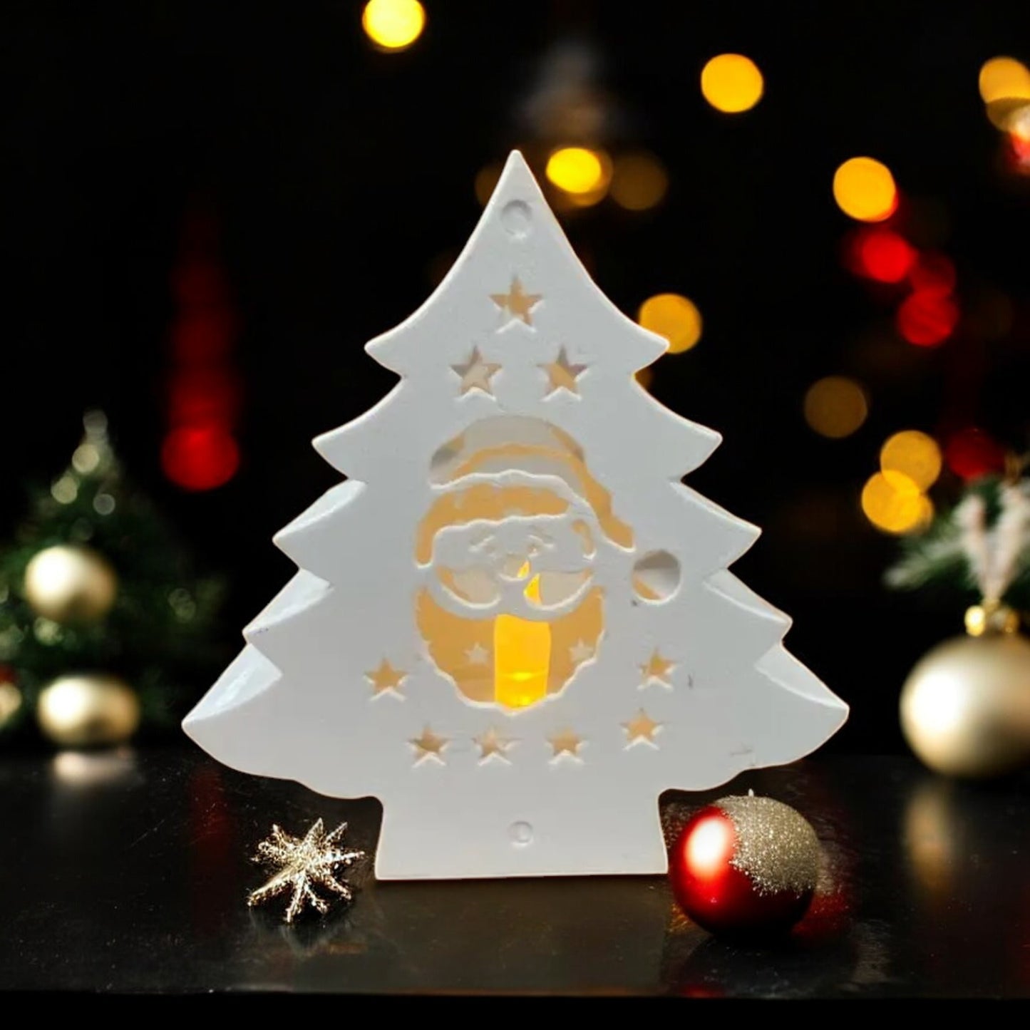 cozy led tealight christmas decor festive candle lights for a warm & magical holiday ambience