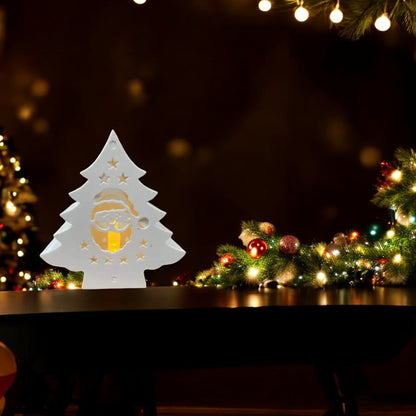 Cozy LED Tealight Christmas Decor Festive Candle Lights for a Warm & Magical Holiday Ambience