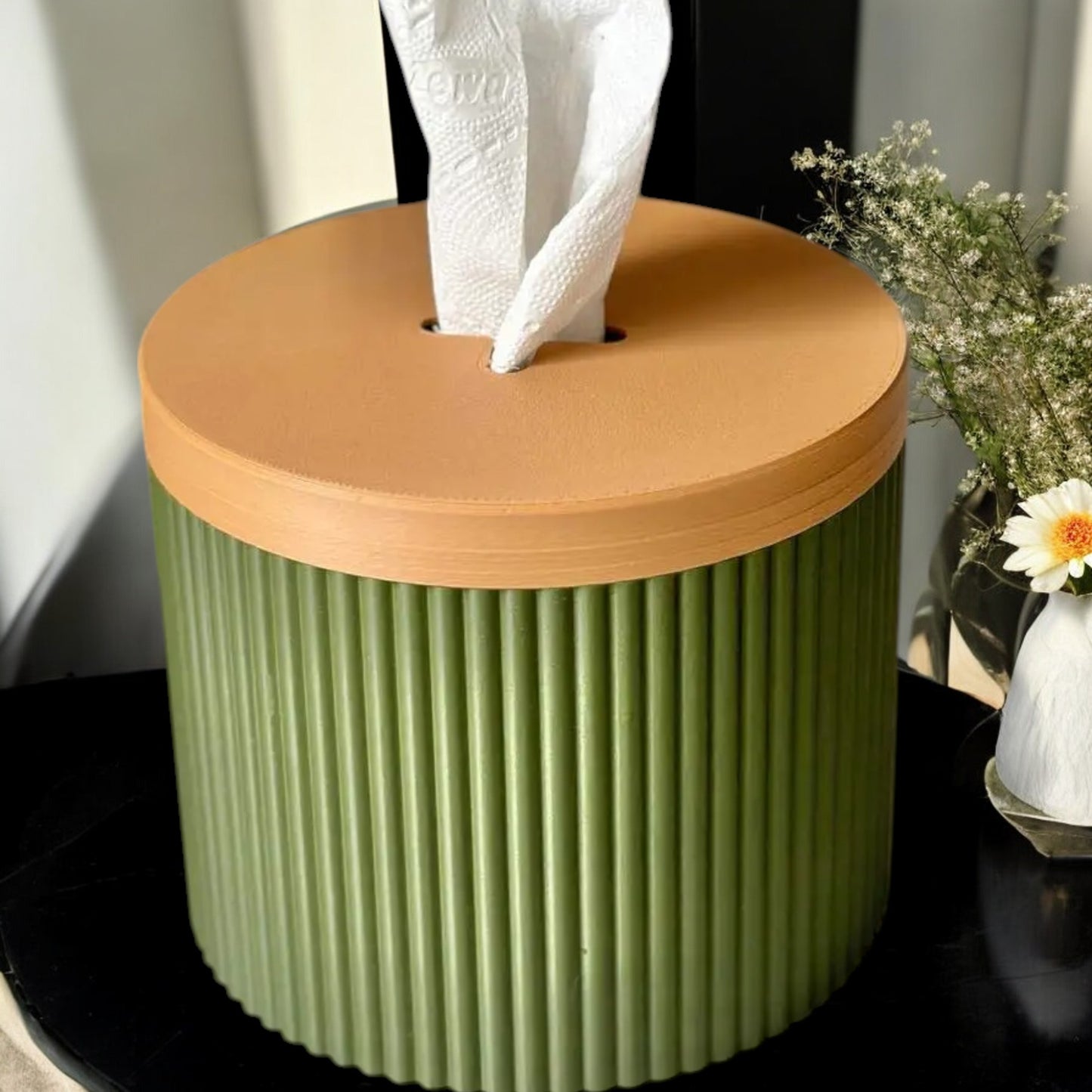 toilet paper box with lid  stylish bathroom storage for toilet paper easy pull design discreet and functional tissue holder