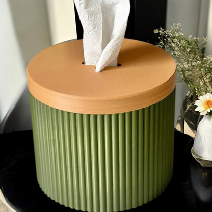 Toilet Paper Box with Lid  Stylish Bathroom Storage for Toilet Paper Easy Pull Design Discreet and Functional Tissue Holder