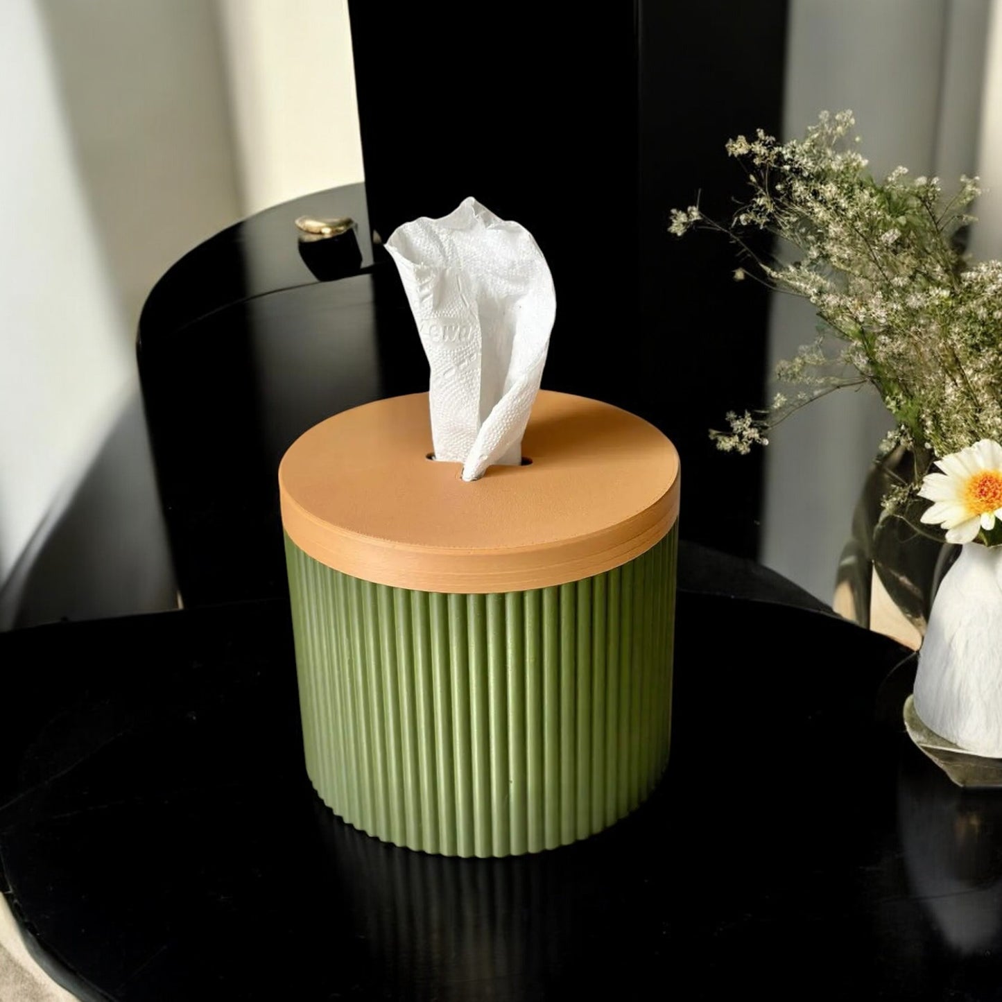 toilet paper box with lid  stylish bathroom storage for toilet paper easy pull design discreet and functional tissue holder