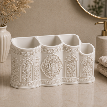 toothbrush holder for bathroom, toothbrush and toothpaste holder, bathroom toothbrush organiser, family toothbrush holder, toothbrush storage caddy, bathroom countertop organiser, bathroom counter storage, toothpaste organiser, toothbrush caddy, dental care organiser, toothbrush stand, bathroom sink organiser, bathroom vanity organiser, decorative toothbrush holder, unique bathroom accessories, traditional