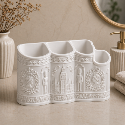 toothbrush holder for bathroom, toothbrush and toothpaste holder, bathroom toothbrush organiser, family toothbrush holder, toothbrush storage caddy, bathroom countertop organiser, bathroom counter storage, toothpaste organiser, toothbrush caddy, dental care organiser, toothbrush stand, bathroom sink organiser, bathroom vanity organiser, decorative toothbrush holder, unique bathroom accessories, traditional