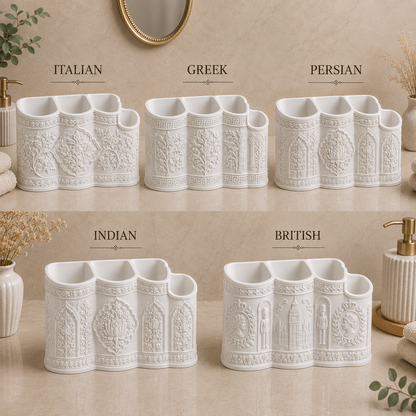 toothbrush holder for bathroom, toothbrush and toothpaste holder, bathroom toothbrush organiser, family toothbrush holder, toothbrush storage caddy, bathroom countertop organiser, bathroom counter storage, toothpaste organiser, toothbrush caddy, dental care organiser, toothbrush stand, bathroom sink organiser, bathroom vanity organiser, decorative toothbrush holder, unique bathroom accessories, traditional