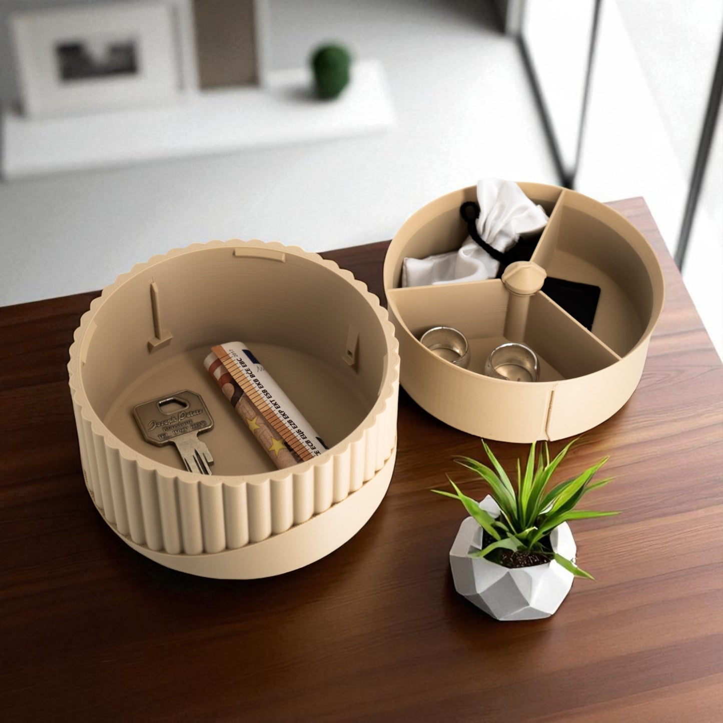an elegant aurelia secret box with a sleek design and hidden compartments, perfect for storing small treasures, jewellery, or keepsakes discreetly and stylishly.