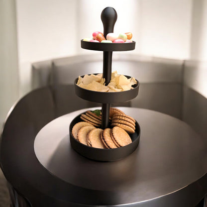 Elegant Three-Tier Snack & Cake Stand  Perfect Display for Desserts, Pastries, & Party Treats