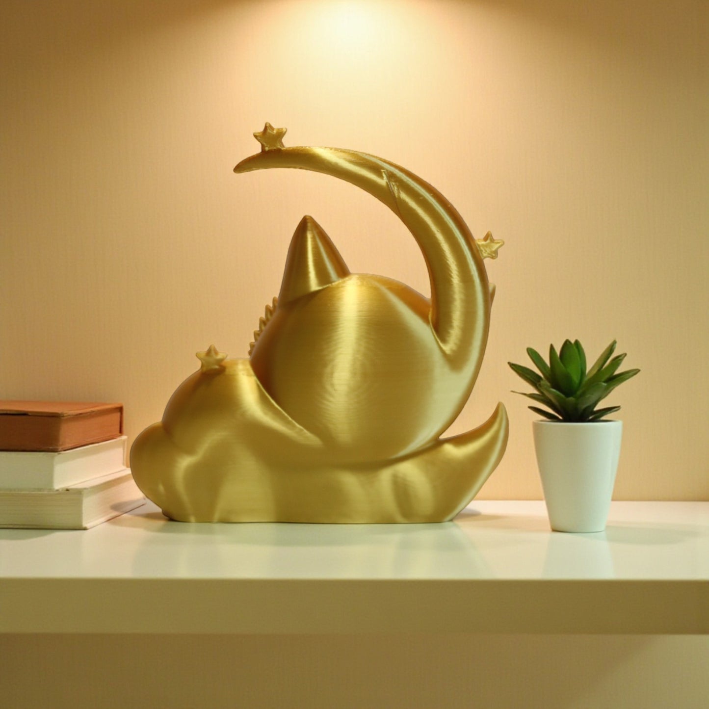 this sleeping cat moon statue makes a beautiful gift for birthdays, baby showers, or anyone who finds comfort in cute, dreamy décor. it brings a sense of serenity to any room and pairs perfectly with nightlights, candles, or fairy lights.