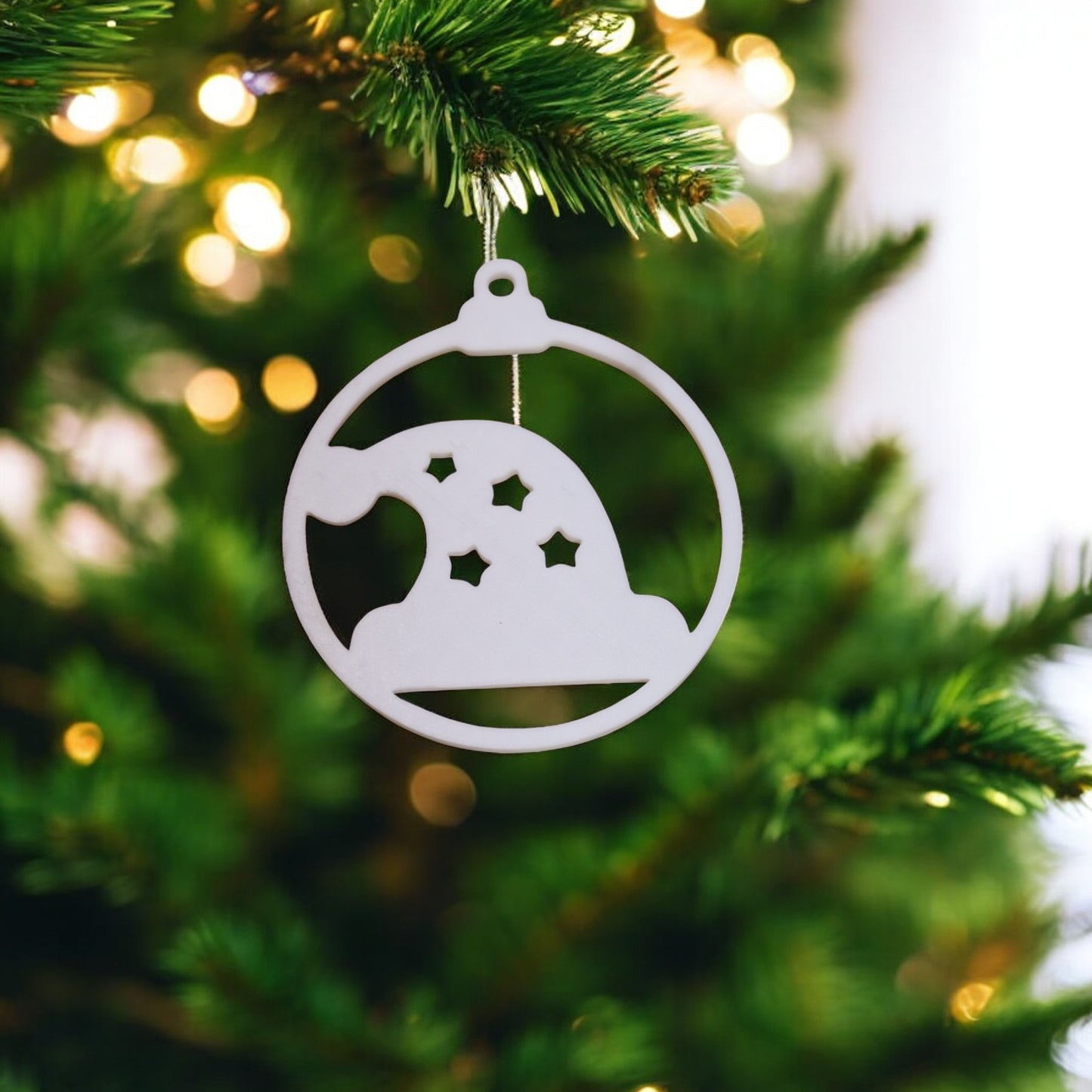 custom christmas tree ornaments , set of 4, 6, or 10 | 10 designs & colour options | modern holiday decorations | reindeer, star, snowflake, tree