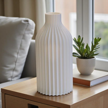 Vase Lamp for Dried & Artificial Flowers – Soft Ambient Table Light, Modern Home Decor, Christmas Gift, Bedside Night Lamp 24 cm