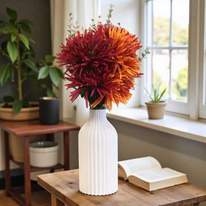 Vase Lamp for Dried & Artificial Flowers – Soft Ambient Table Light, Modern Home Decor, Christmas Gift, Bedside Night Lamp 24 cm