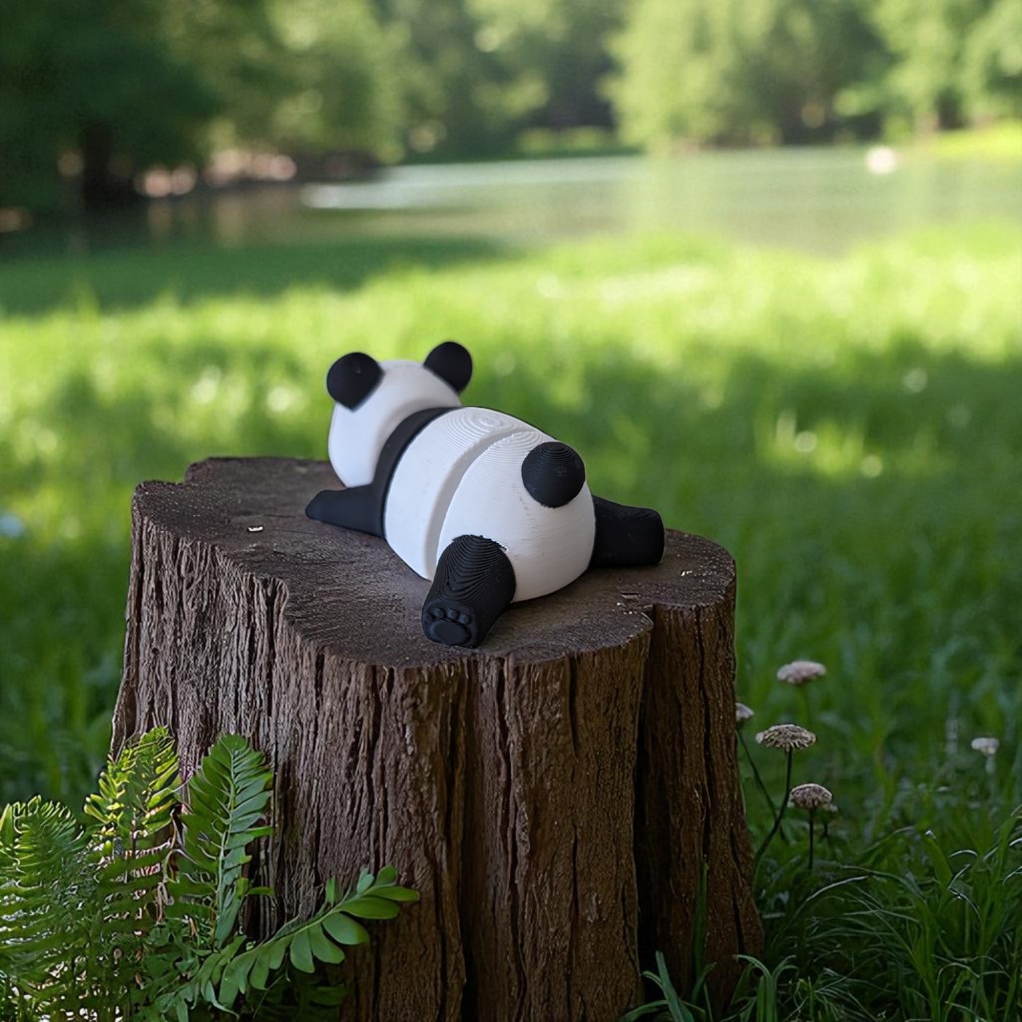 panda keychain adorable 3d panda bear keychain accessory, perfect gift for animal lovers