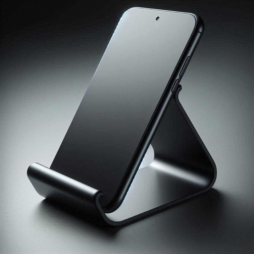 ergonomic phone & smartphone stand – stylish multi-angle holder for perfect viewing