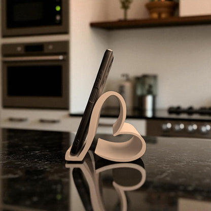 Phone & Kindle Holder Heart-Shaped Universal Stand for All Phones, Kindles, and Small Tablets Stylish and Durable Device Holder for Desk, Nightstand, or Kitchen