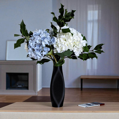 Luna Vase a modern vase featuring sleek, textured strips, perfect for contemporary decor, floral arrangements, minimalist styling, artistic interiors, home accents, elegant design, decorative pieces, unique gifts, and timeless aesthetics.