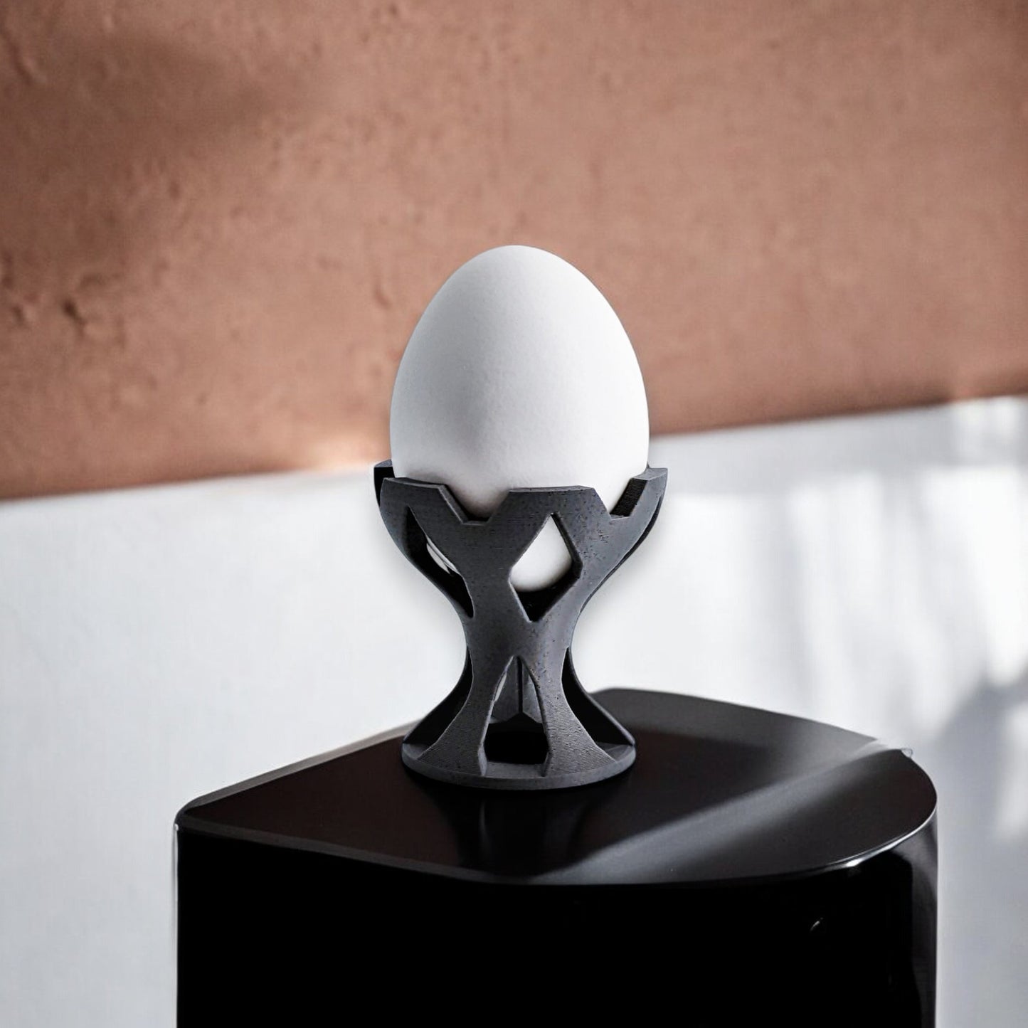 egg crown 3d printed egg cup elegant breakfast holder modern kitchen accessory