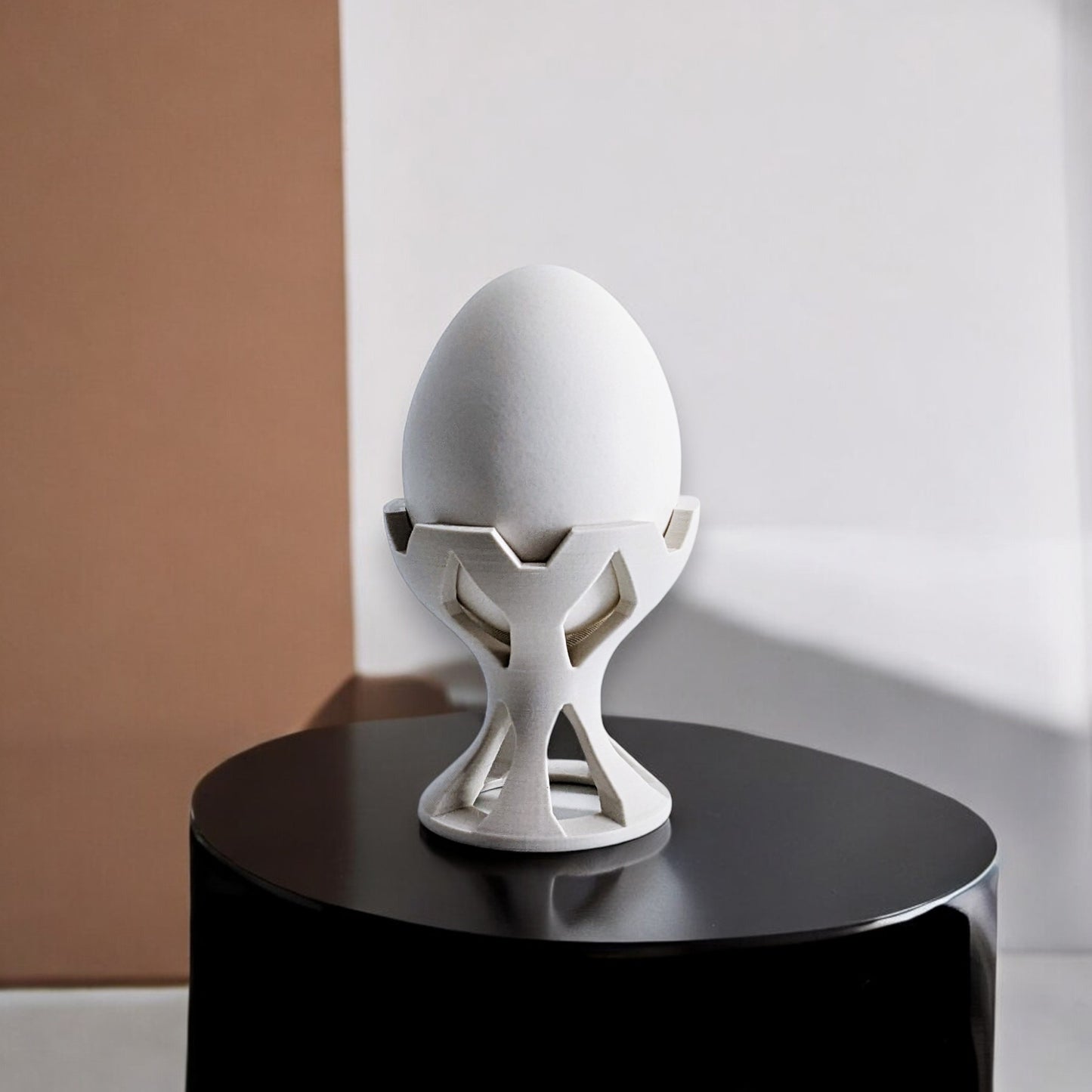 egg crown 3d printed egg cup elegant breakfast holder modern kitchen accessory