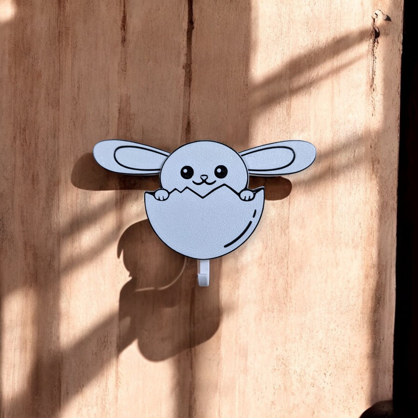 bunny key keeper 3d printed key hanger with ears that rise cute home organizer