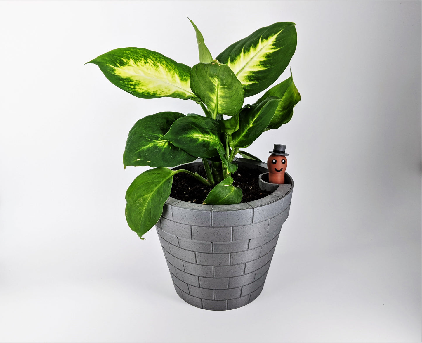 worm rise planter self-raising 3d planter with smart watering system for plants