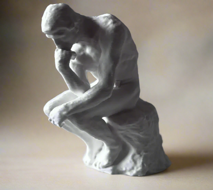 Contemplative Reflection Unique 3D Printed Statuettes & Sculptures Made in the UK