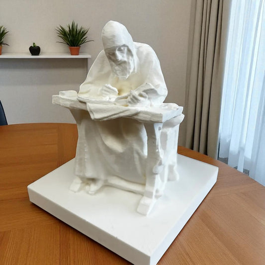 Royal Chronicler Statue an elegant statue inspired by 18th-century royal family chroniclers, capturing timeless sophistication and historical charm, perfect for classic decor and history enthusiasts.