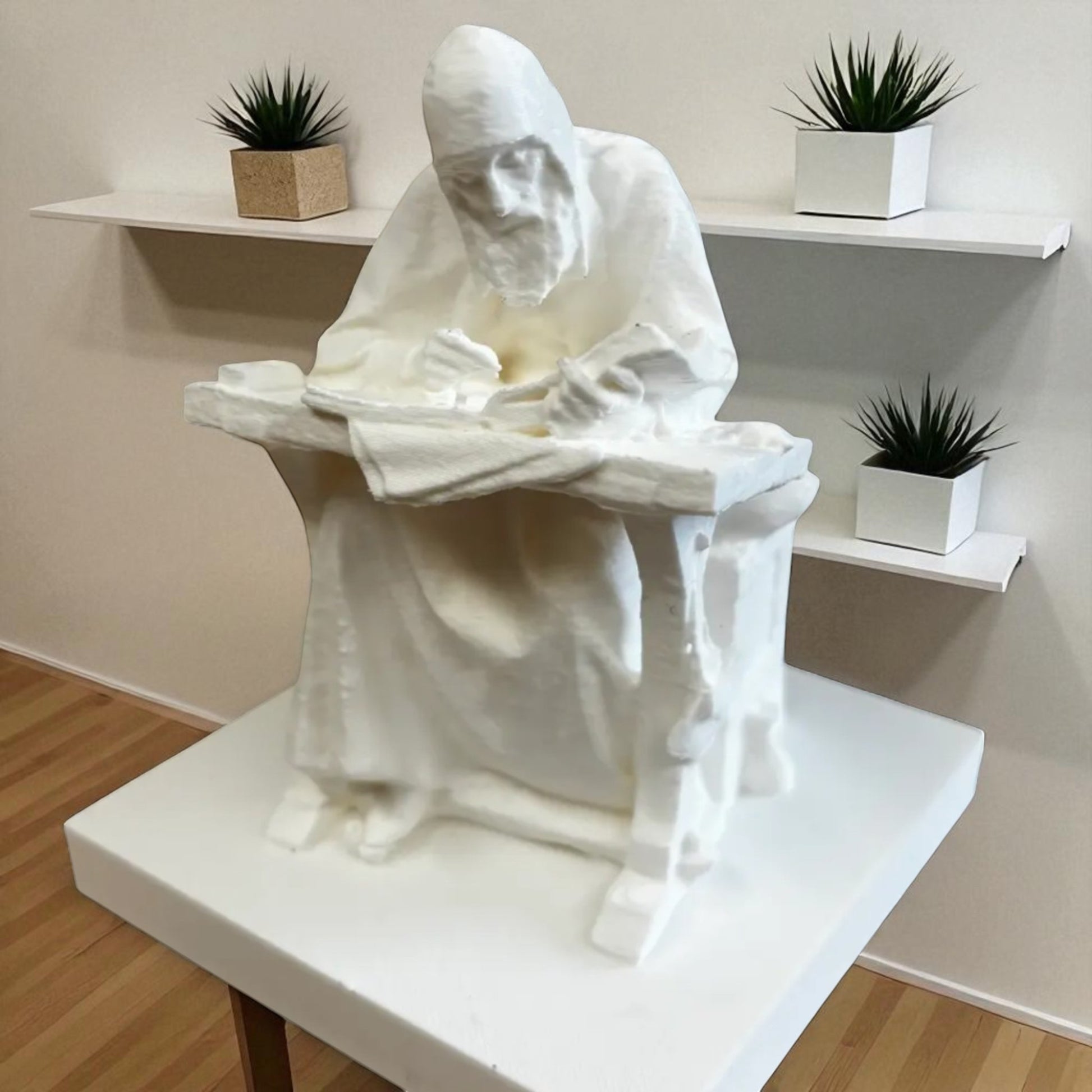 Royal Chronicler Statue an elegant statue inspired by 18th-century royal family chroniclers, capturing timeless sophistication and historical charm, perfect for classic decor and history enthusiasts.