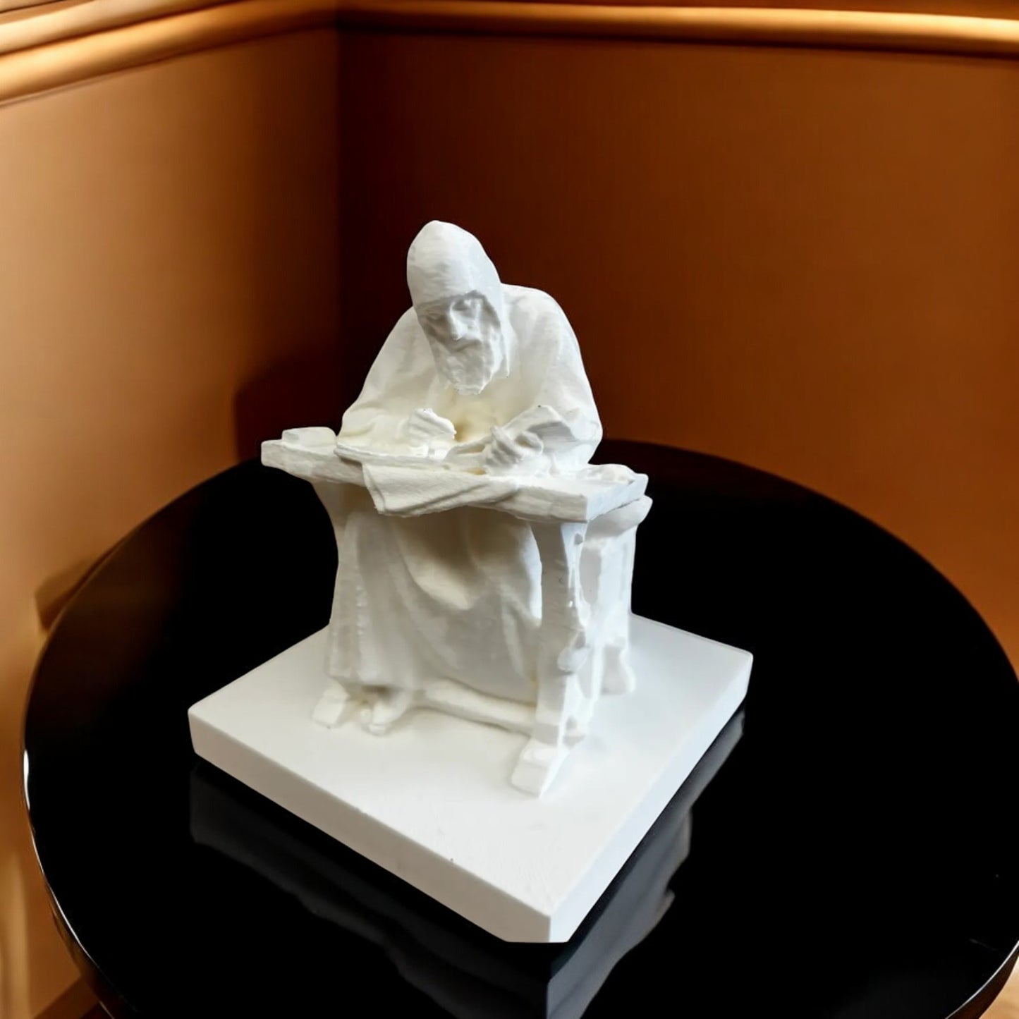 regal chronicler 18th century historian statuette elegant historical home decor 3d printed uk