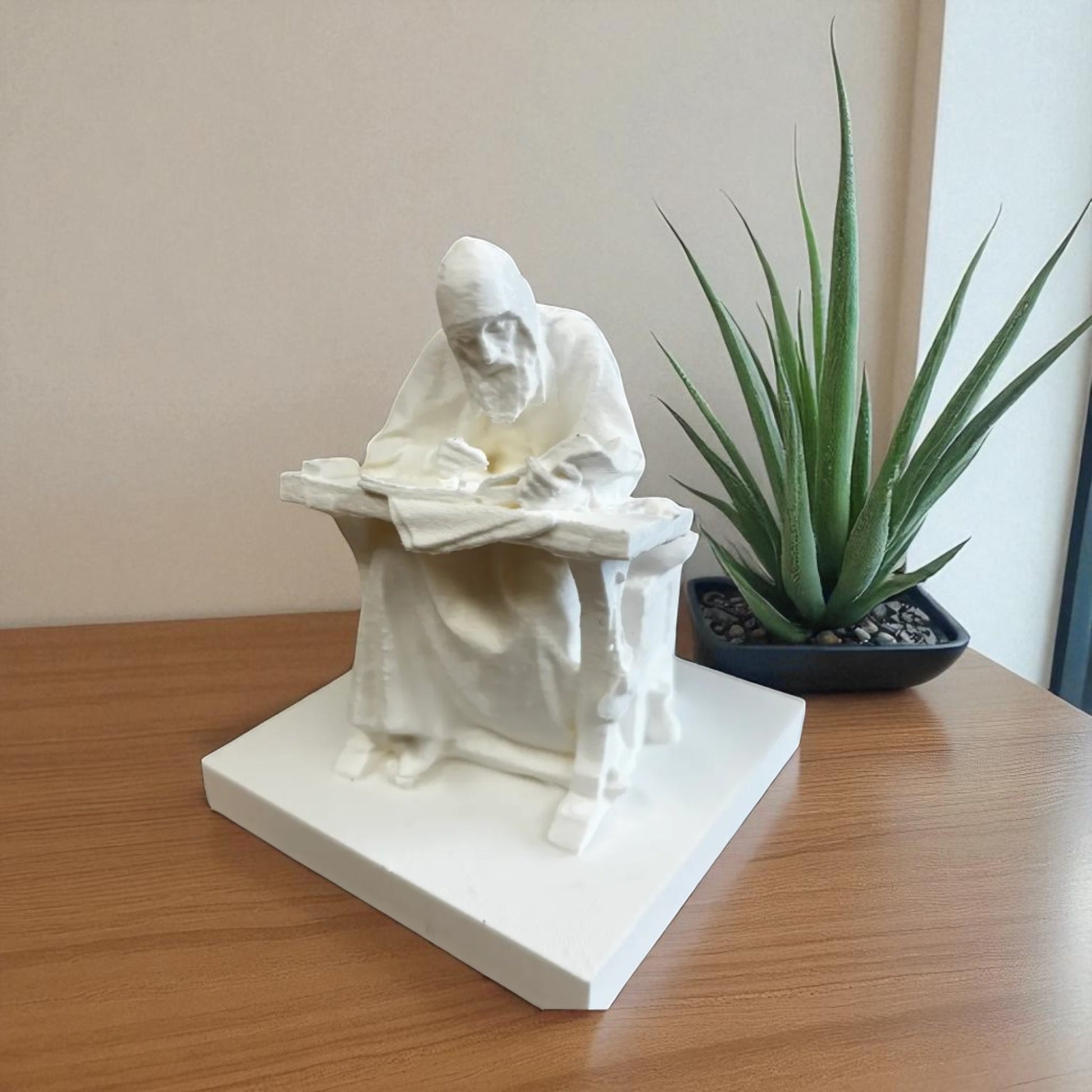 Royal Chronicler Statue an elegant statue inspired by 18th-century royal family chroniclers, capturing timeless sophistication and historical charm, perfect for classic decor and history enthusiasts.