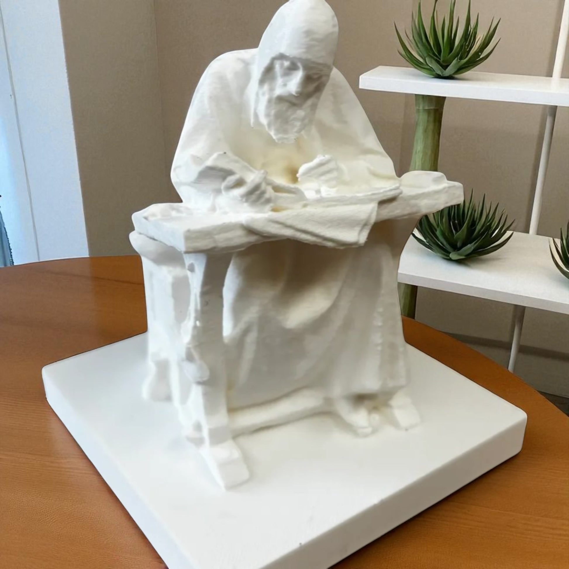 Royal Chronicler Statue an elegant statue inspired by 18th-century royal family chroniclers, capturing timeless sophistication and historical charm, perfect for classic decor and history enthusiasts.