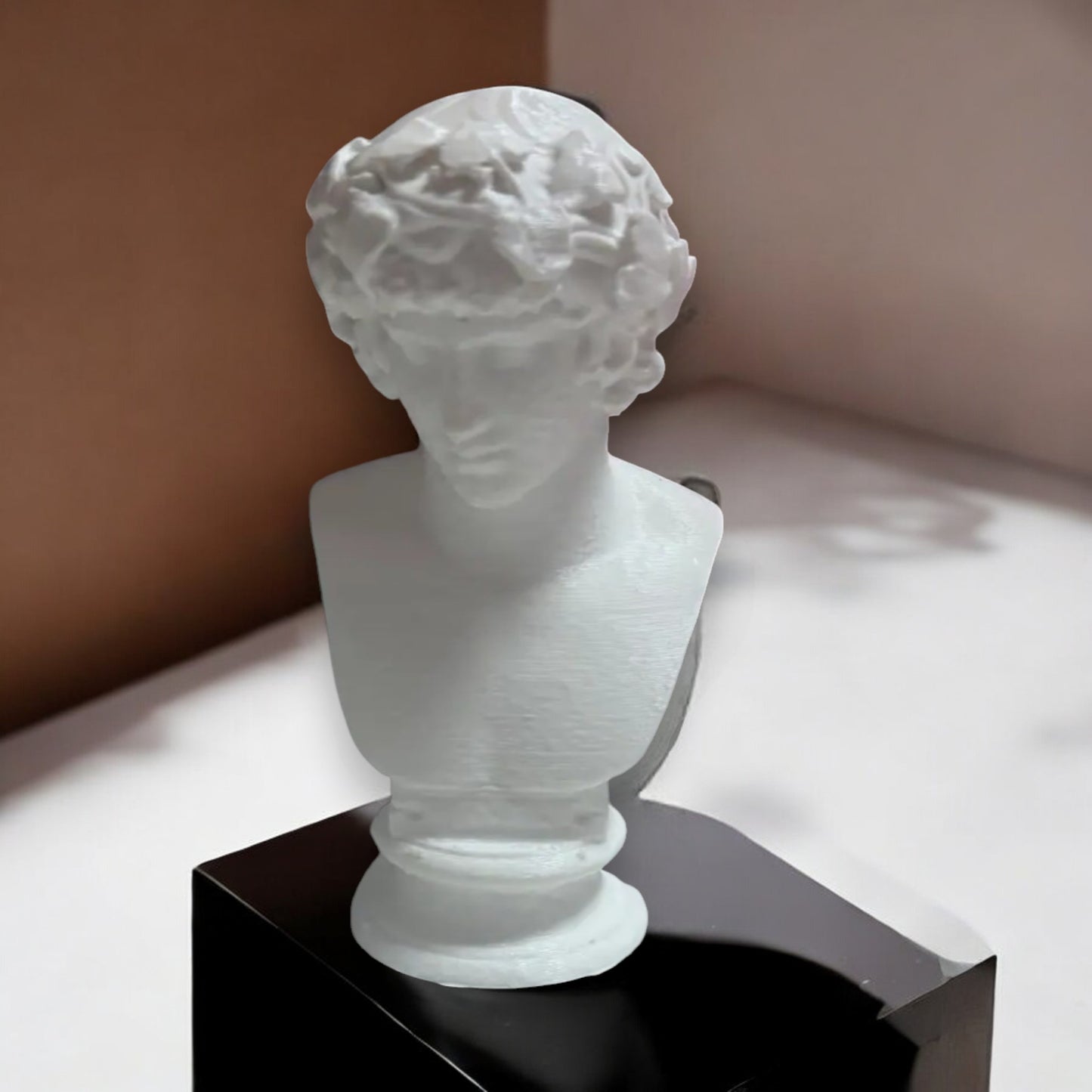 david's reverie bust 3d printed masterpiece inspired by michelangelo's iconic sculpture