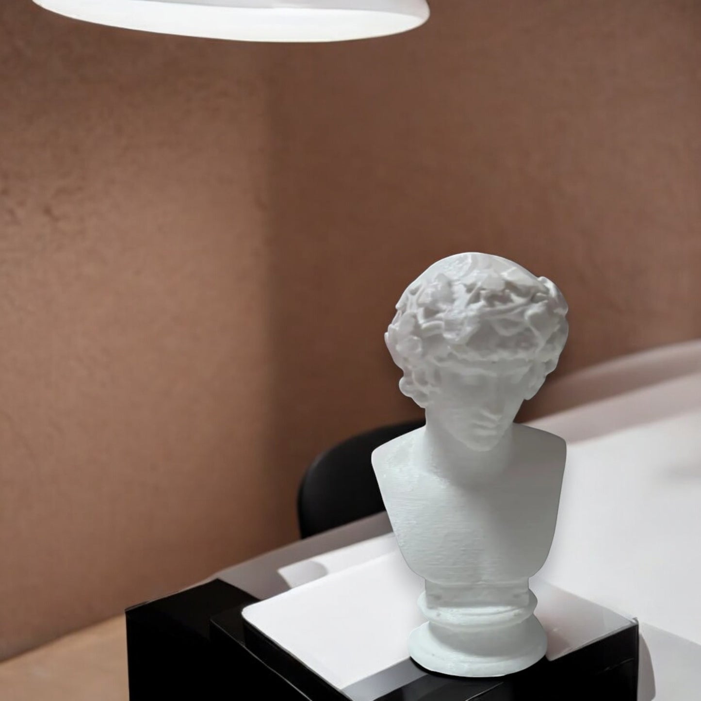 david's reverie bust 3d printed masterpiece inspired by michelangelo's iconic sculpture