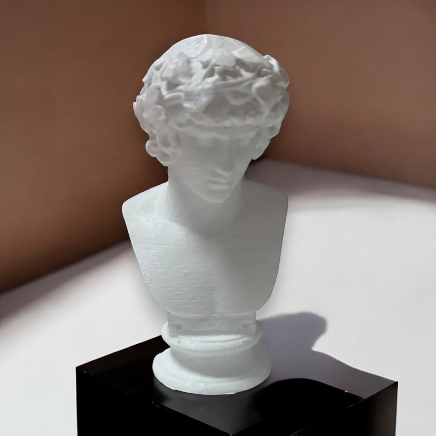 david's reverie bust 3d printed masterpiece inspired by michelangelo's iconic sculpture