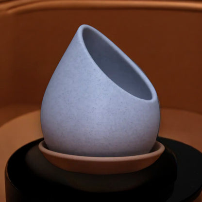 Raindrop Planter Modern 3D Printed Plant Pot Unique Water-Inspired Design