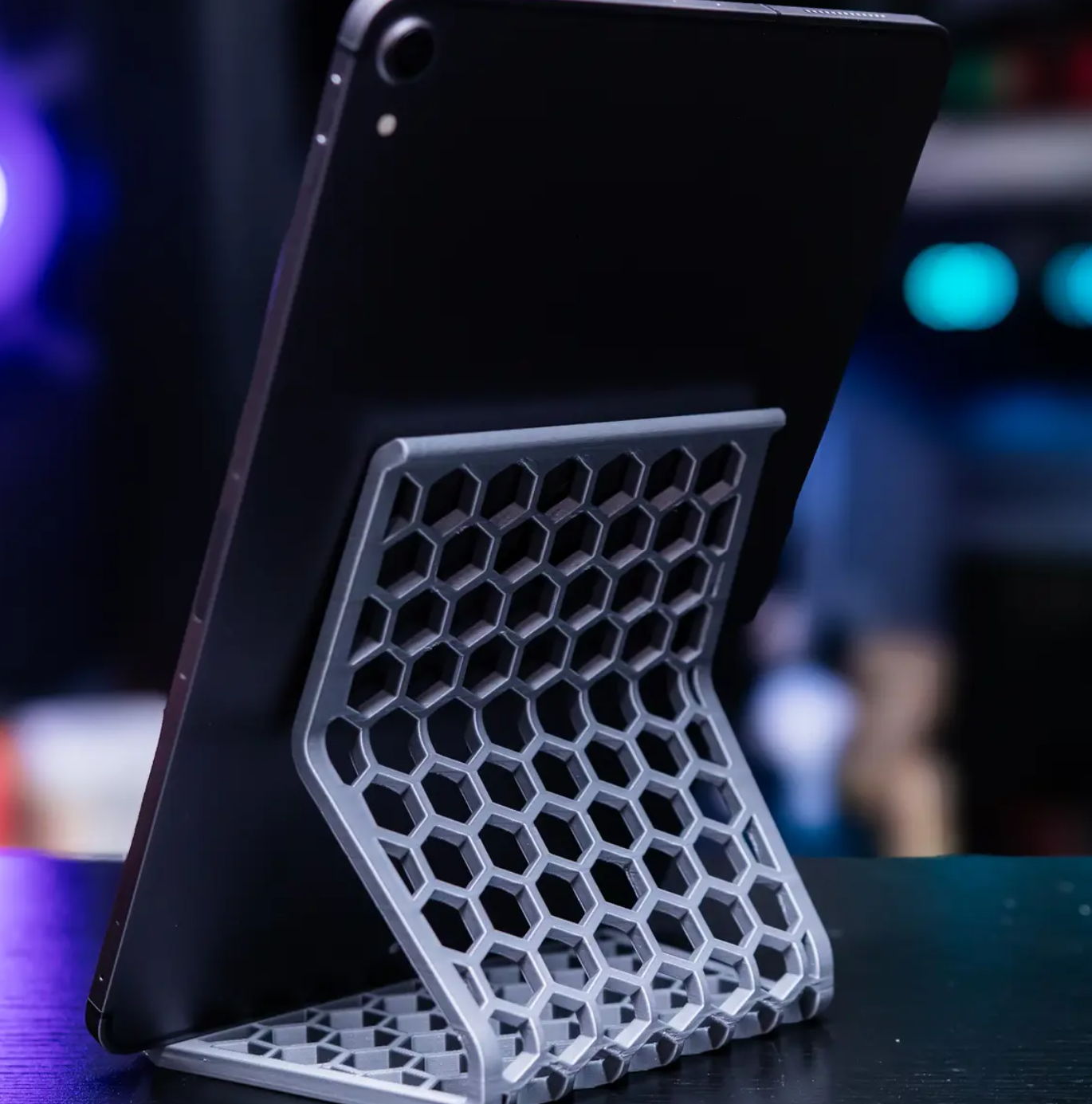 honeycomb angle stand 3d printed phone holder with dual angle support for optimal viewing