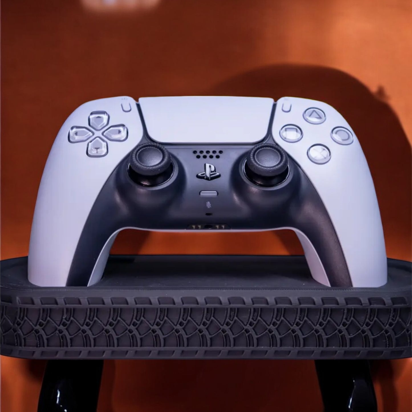 tire controller stand 3d printed gaming stand for ps5 & xbox controllers realistic tire