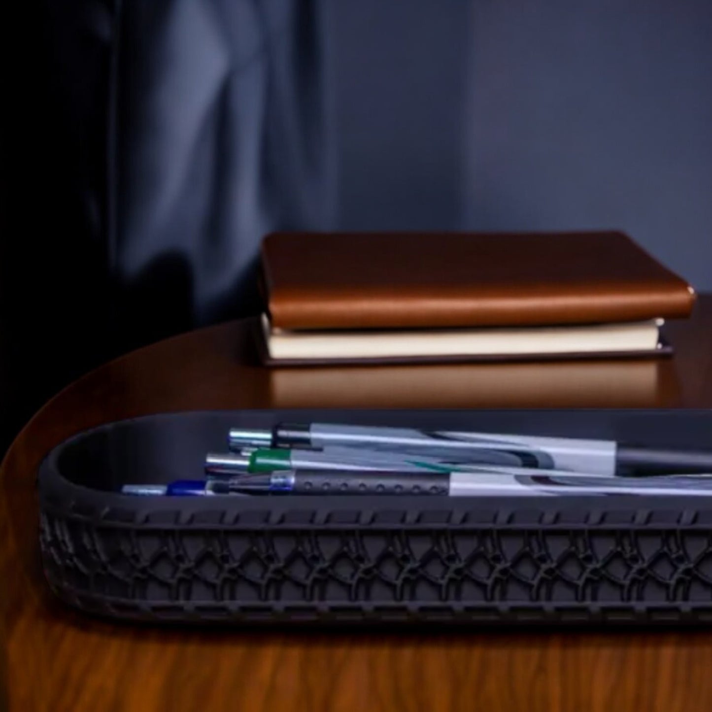 tire tray desk organizer 3d printed desktop storage with realistic tire design office & home