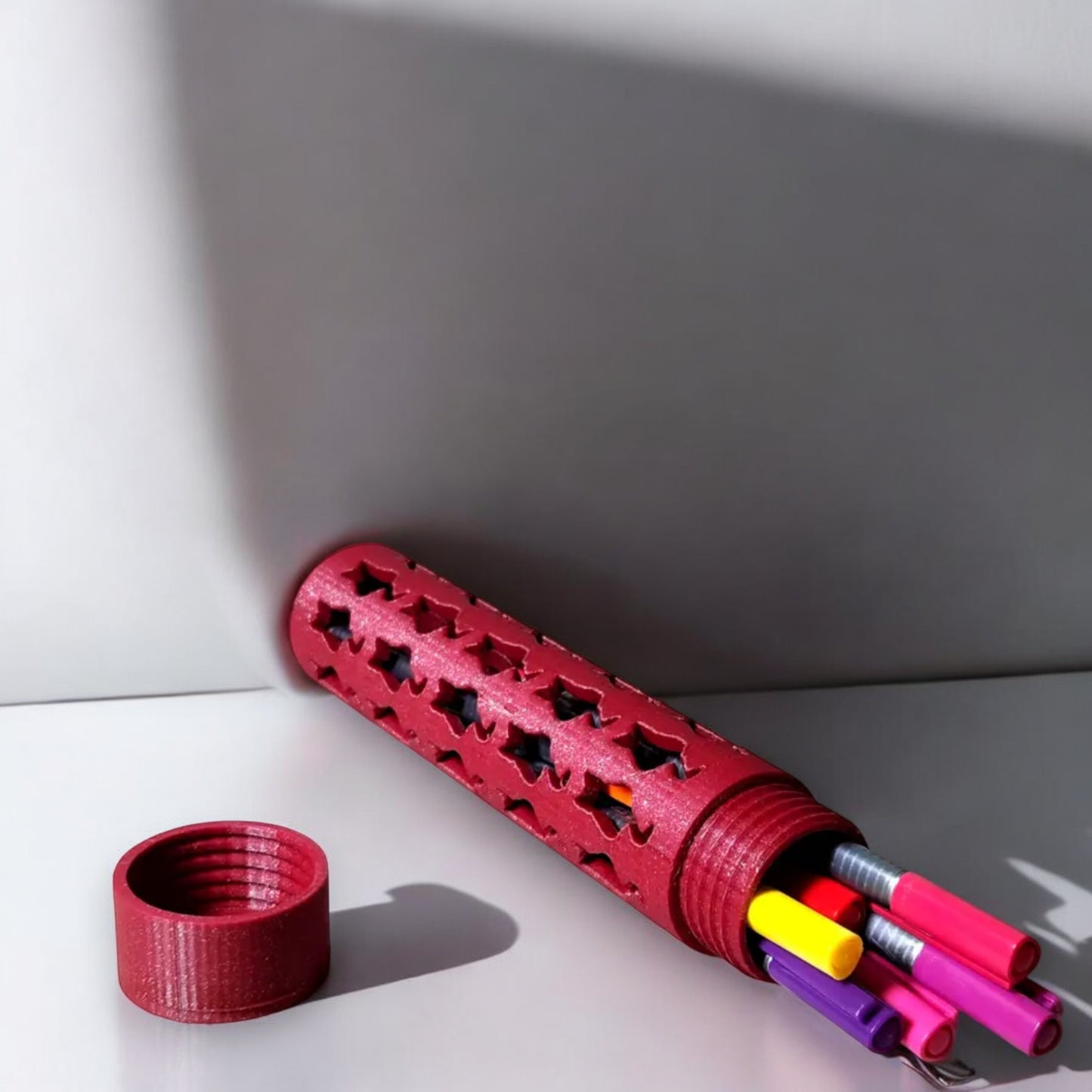 creative pencil tube holder: fun & functional for adults and kids