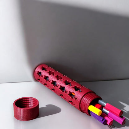 Creative Pencil Tube Holder: Fun & Functional for Adults and Kids