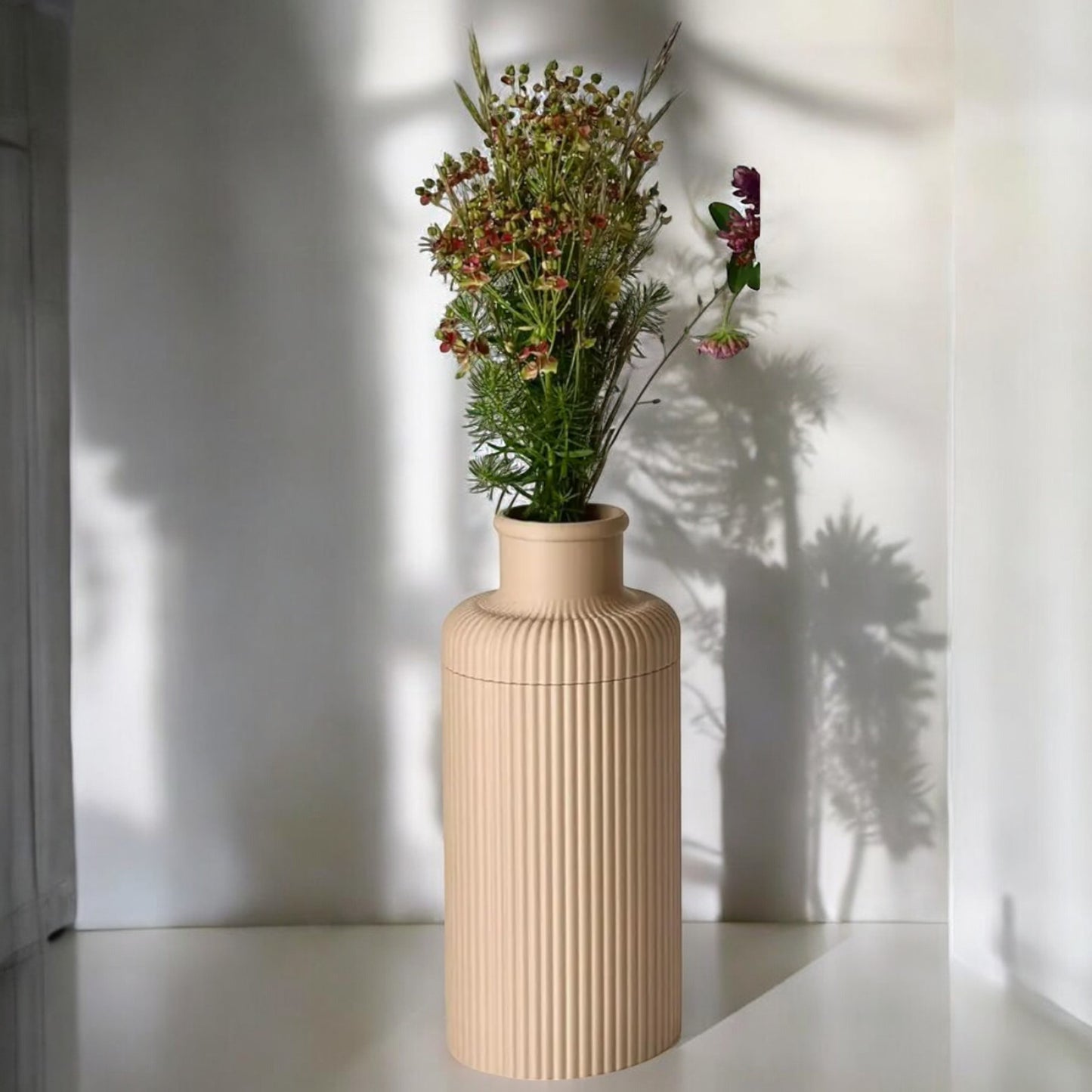 flora vessel  elegant openable vase for stylish floral arrangements and home decor