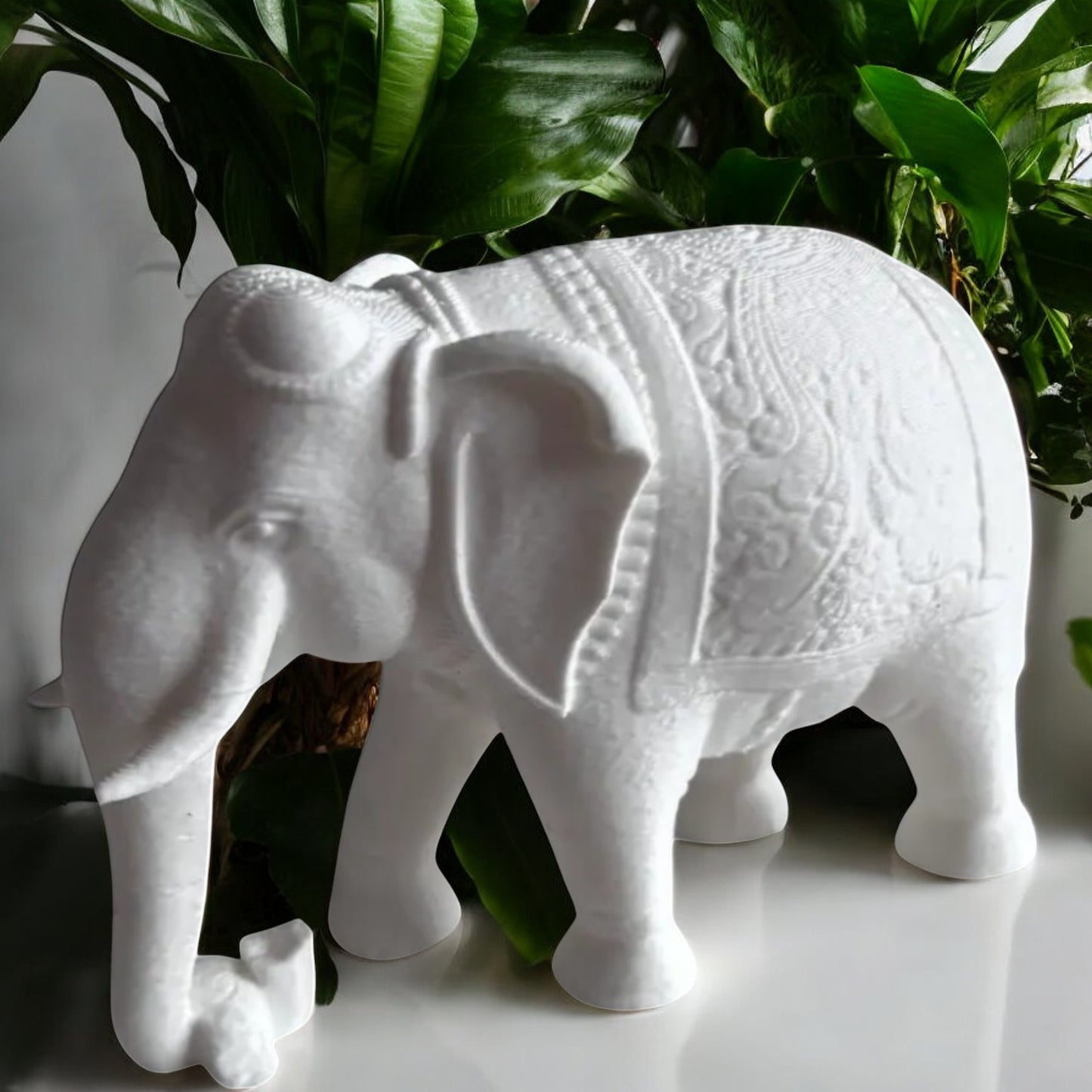 royal elephant statue a beautifully crafted indian elephant adorned with traditional decorations, inspired by indian culture and festive celebrations, perfect for adding a touch of elegance and heritage to your decor