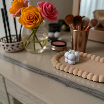 BubbleCharm Set Stylish Bubble-Shaped Coaster, Trays, and Holders for Elegant Organization