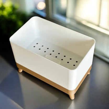 Planter a versatile planter available in a single-piece design with a tray or a twin planter set with a shared tray, both featuring trays with raised feet for stability and style, perfect for growing herbs indoors or outdoors.