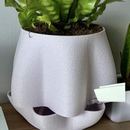 Stability Pot  Durable Planter with Secure Screw-On Tray for Effortless Plant Care