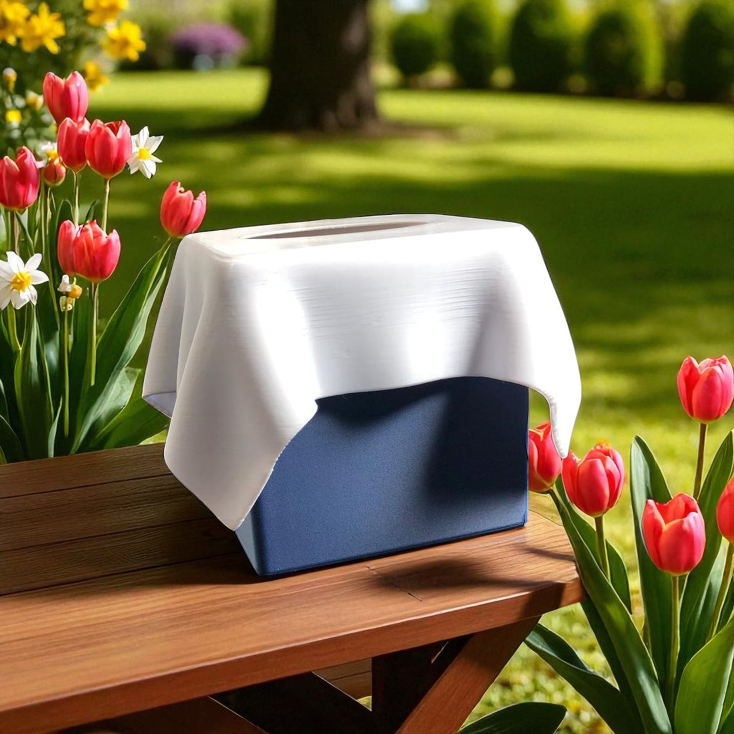 stylish tissue box cover designed for standard cubic tissue boxes, featuring a modern and sleek design, perfect for home or office use in living rooms, bathrooms, or bedrooms