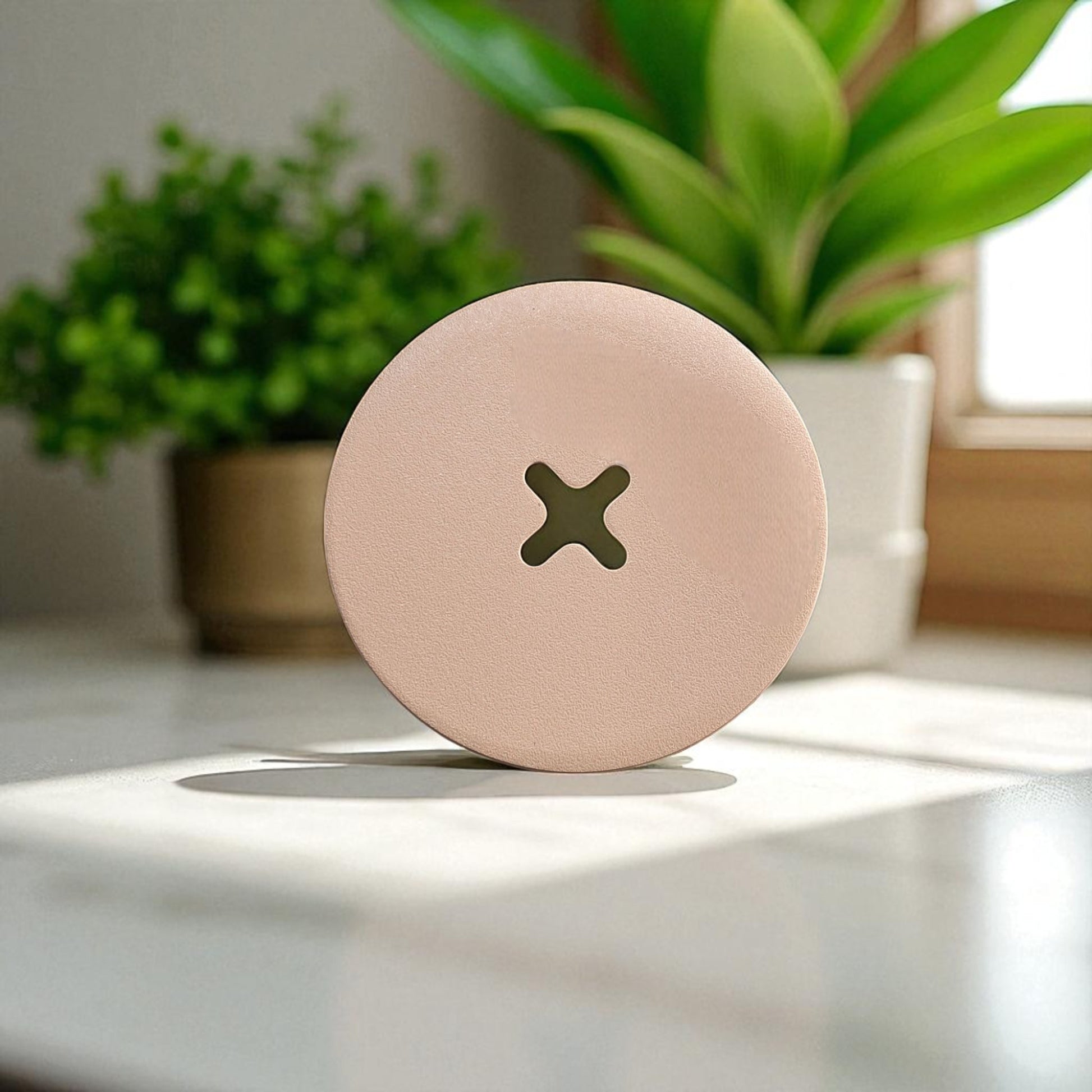 A stylish and practical toilet paper holder box designed to fit a whole roll, keeping it safe from kids and pets. Features a small opening for easy access while maintaining a clean and organized look.