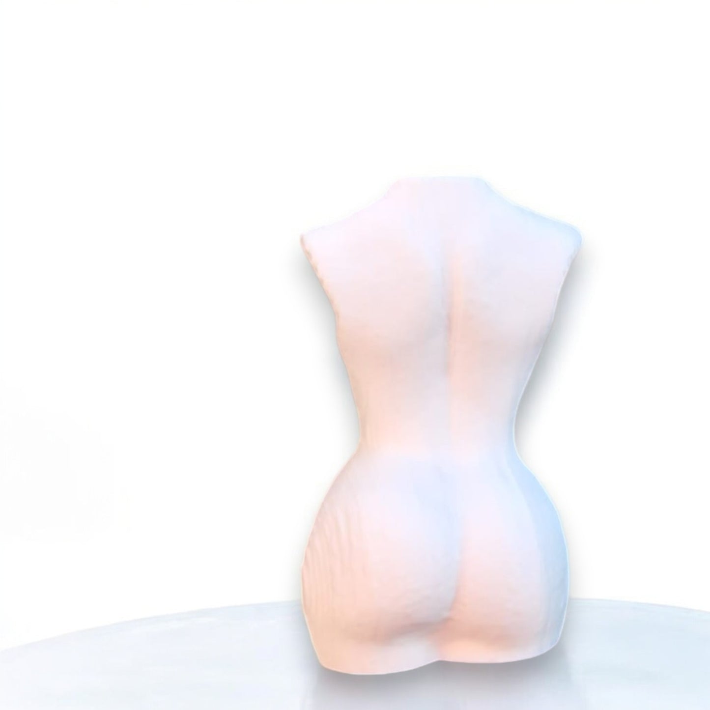 allure bust 3d printed elegant lady sculpture sensual home décor, uk made