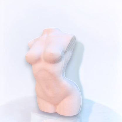 Allure Bust 3D Printed Elegant Lady Sculpture Sensual Home Décor, UK Made