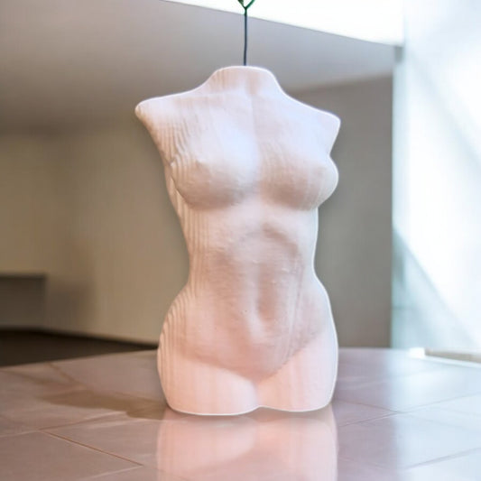 Allure Bust 3D Printed Elegant Lady Sculpture Sensual Home Décor, UK Made